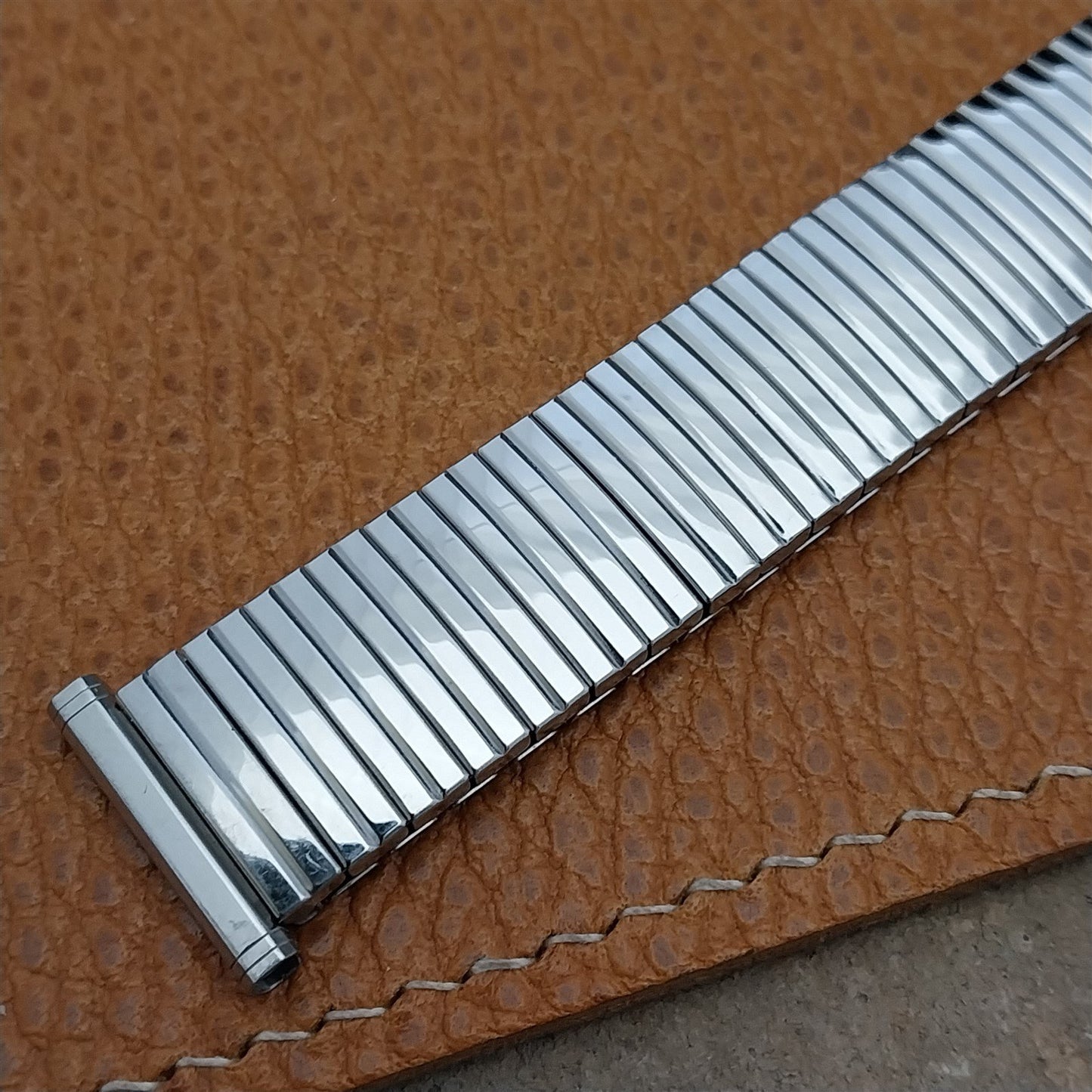 19mm 18mm Stainless Steel Speidel Linesman 1960s Twistoflex Vintage Watch Band