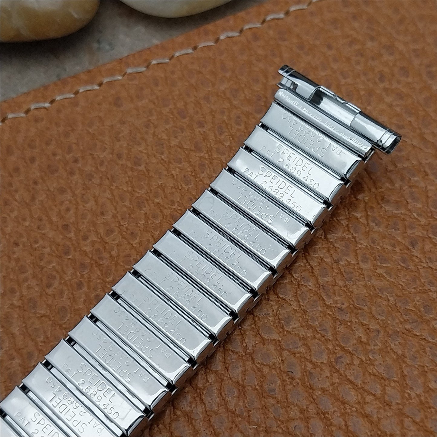 19mm 18mm Stainless Steel Speidel Linesman 1960s Twistoflex Vintage Watch Band