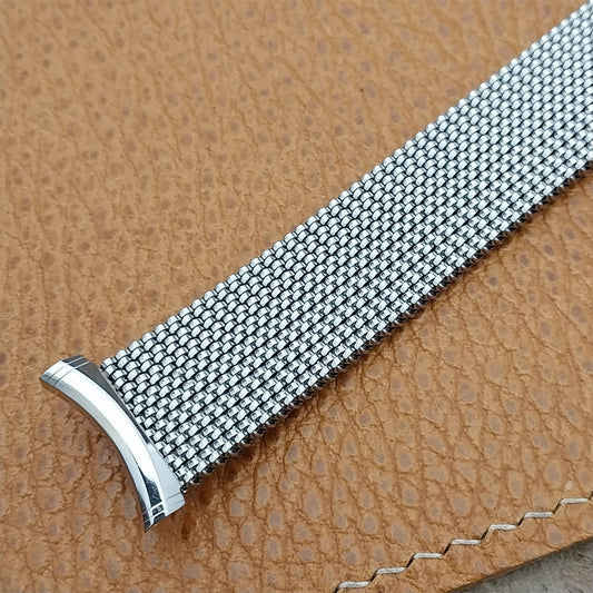 Evinger USA Long Stainless Steel Mesh Vintage Watch Band 19mm 18mm 16mm