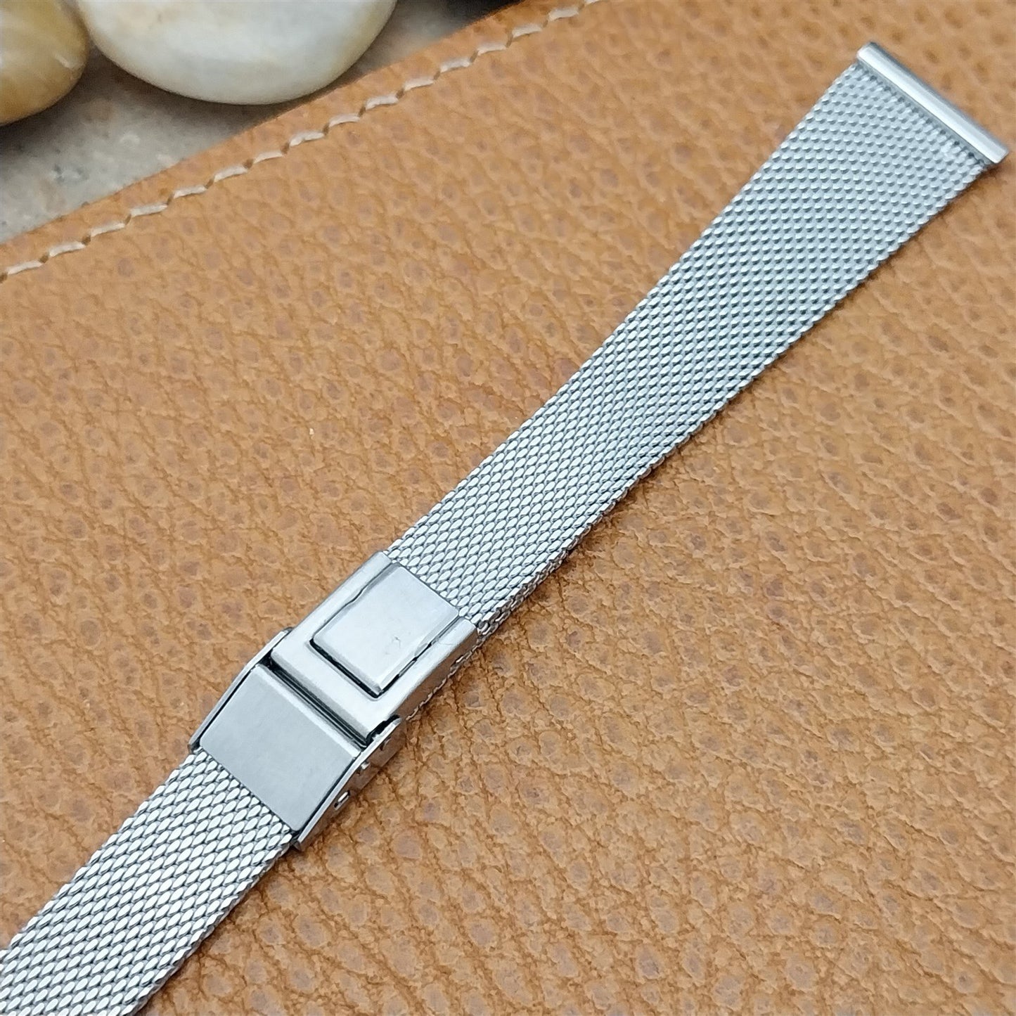 16mm JB Champion Womens Stainless Steel Mesh Unused 1960s Vintage Watch Band