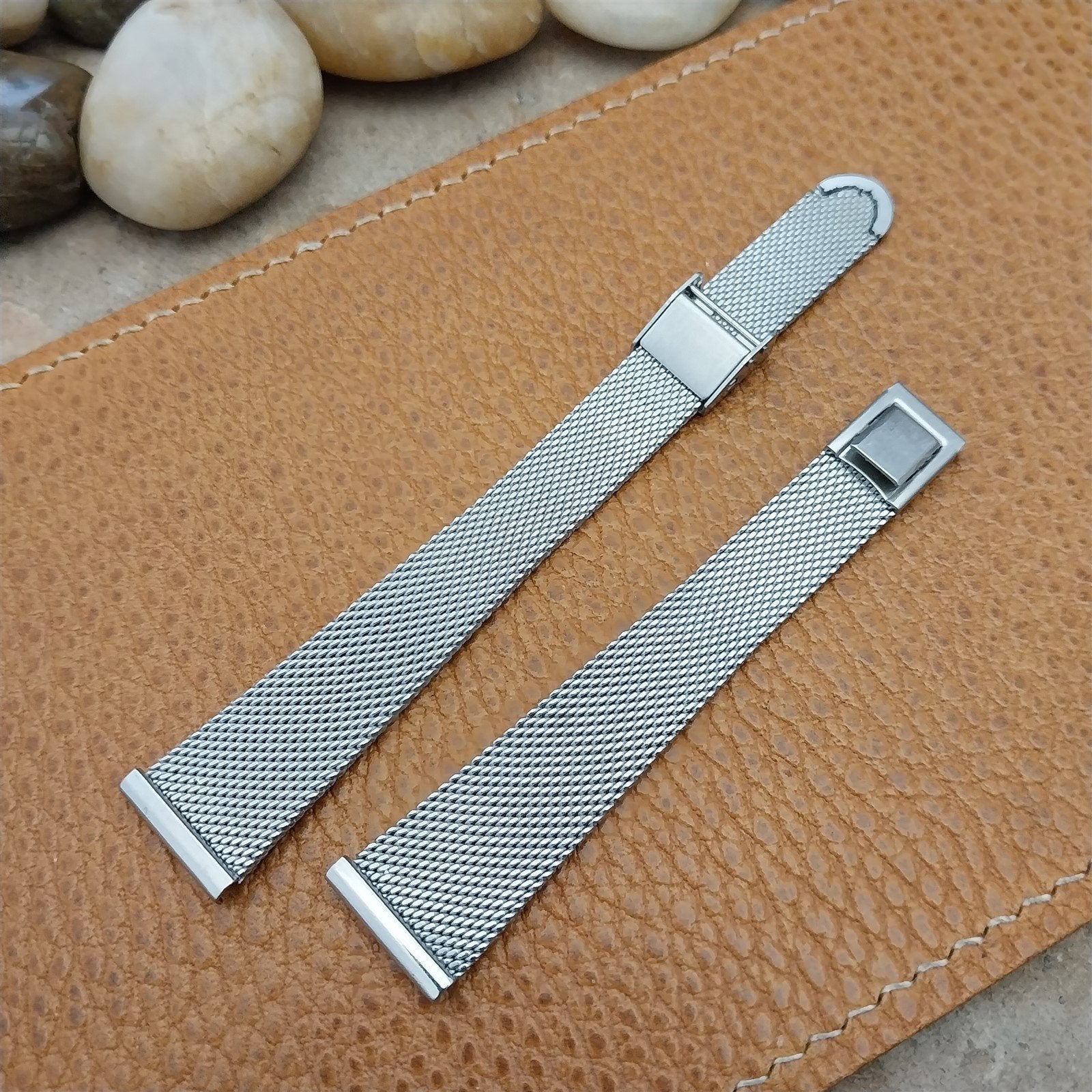 16mm JB Champion Womens Stainless Steel Mesh Unused 1960s Vintage Watch Band