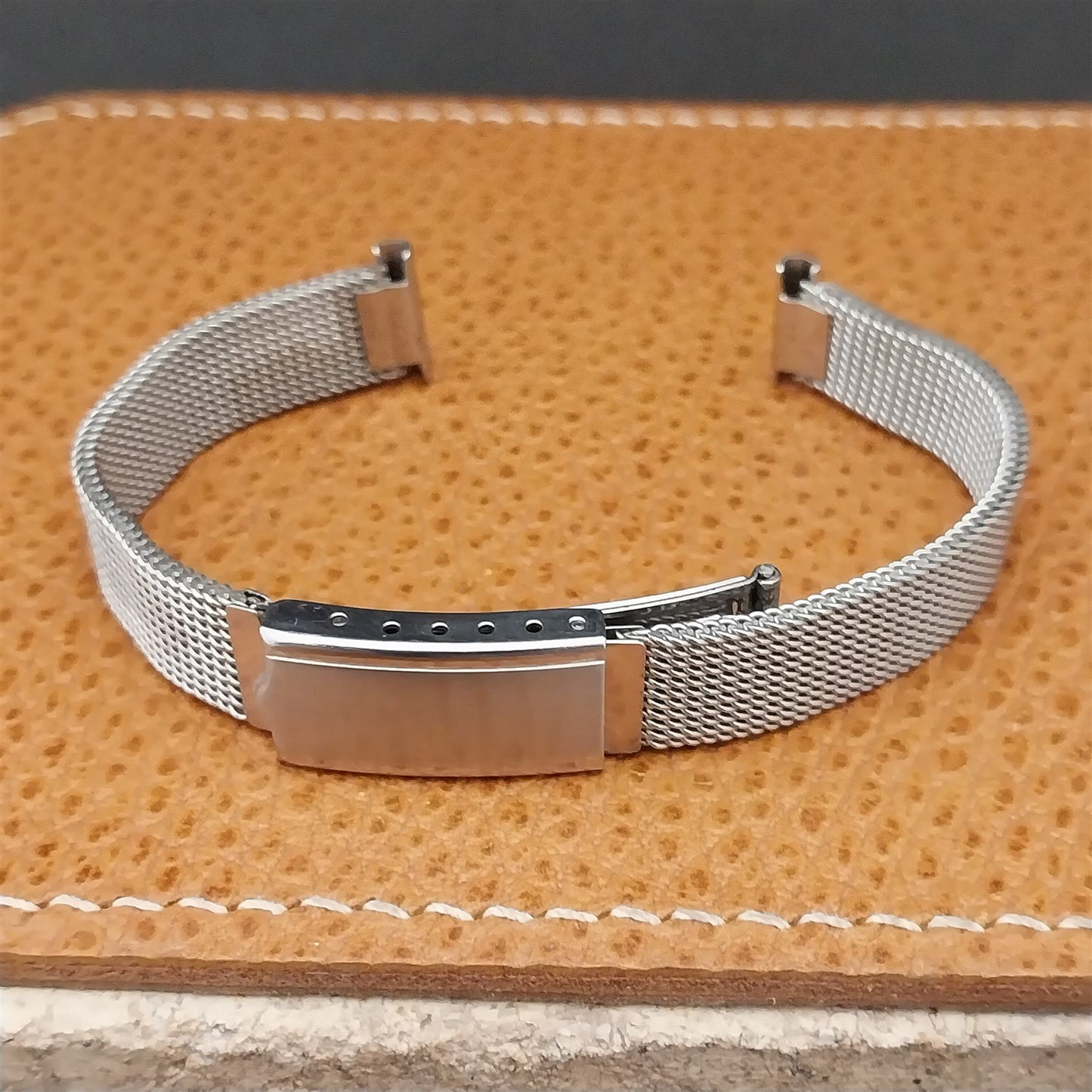 13mm JB Champion Womens Stainless Steel Mesh Unused nos 1960s Vintage Watch Band