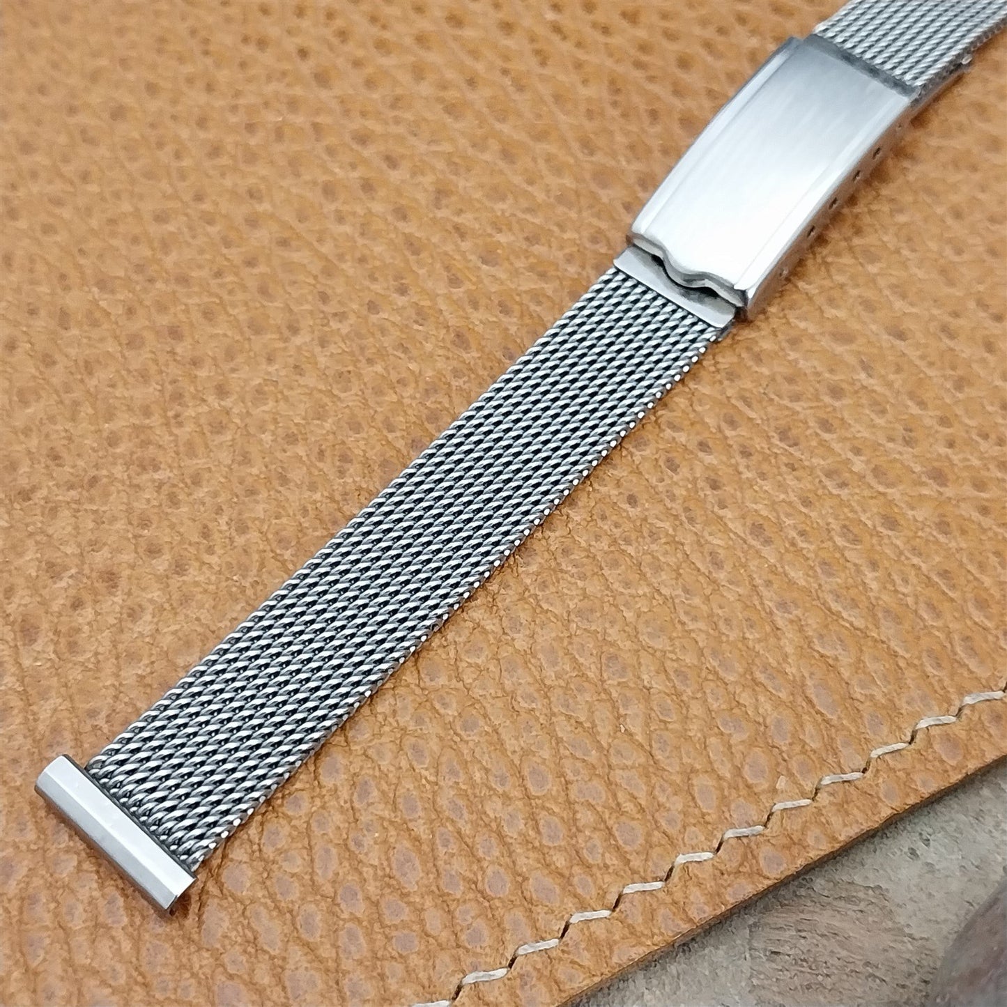 13mm JB Champion Womens Stainless Steel Mesh Unused nos 1960s Vintage Watch Band
