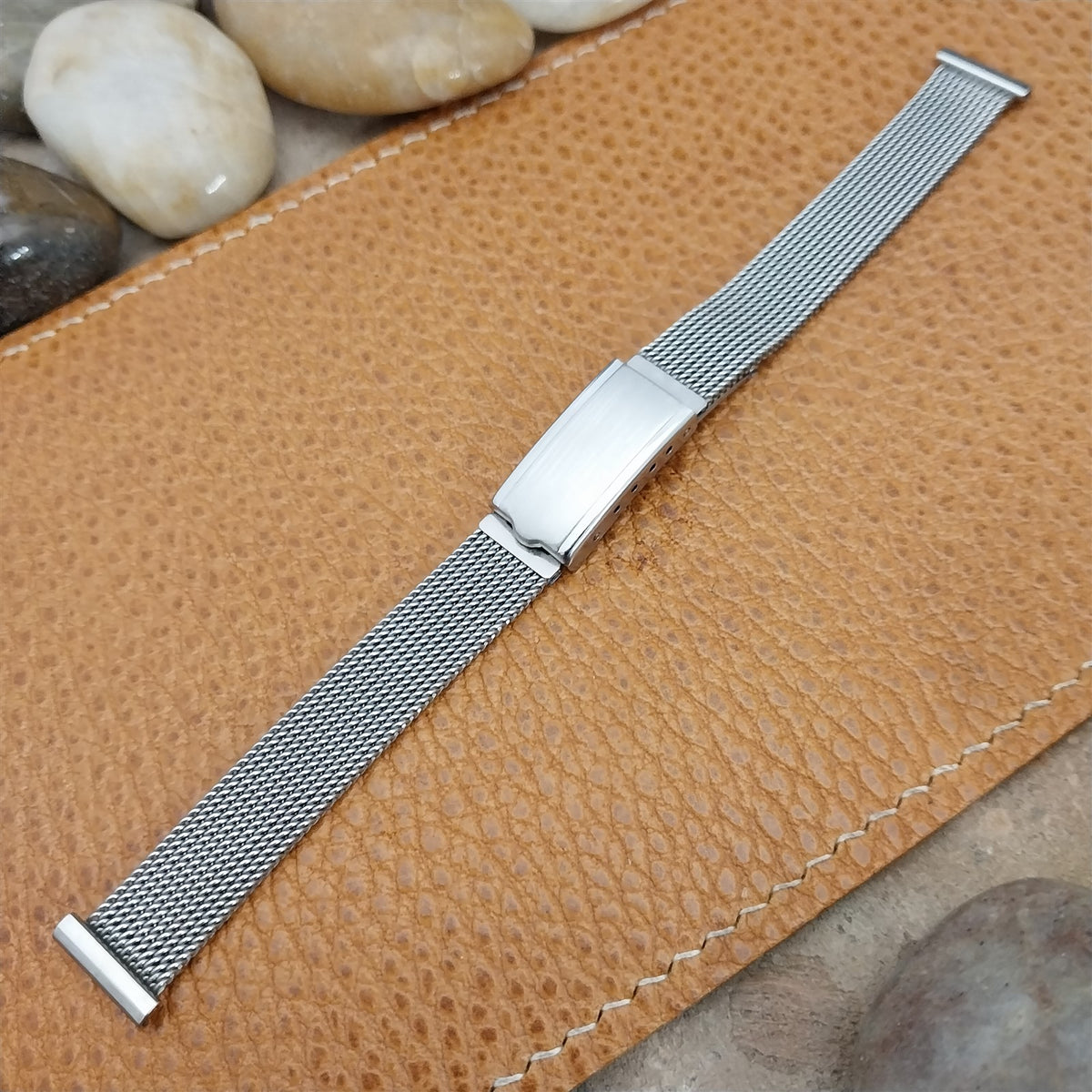 13mm JB Champion Womens Stainless Steel Mesh Unused nos 1960s Vintage Watch Band