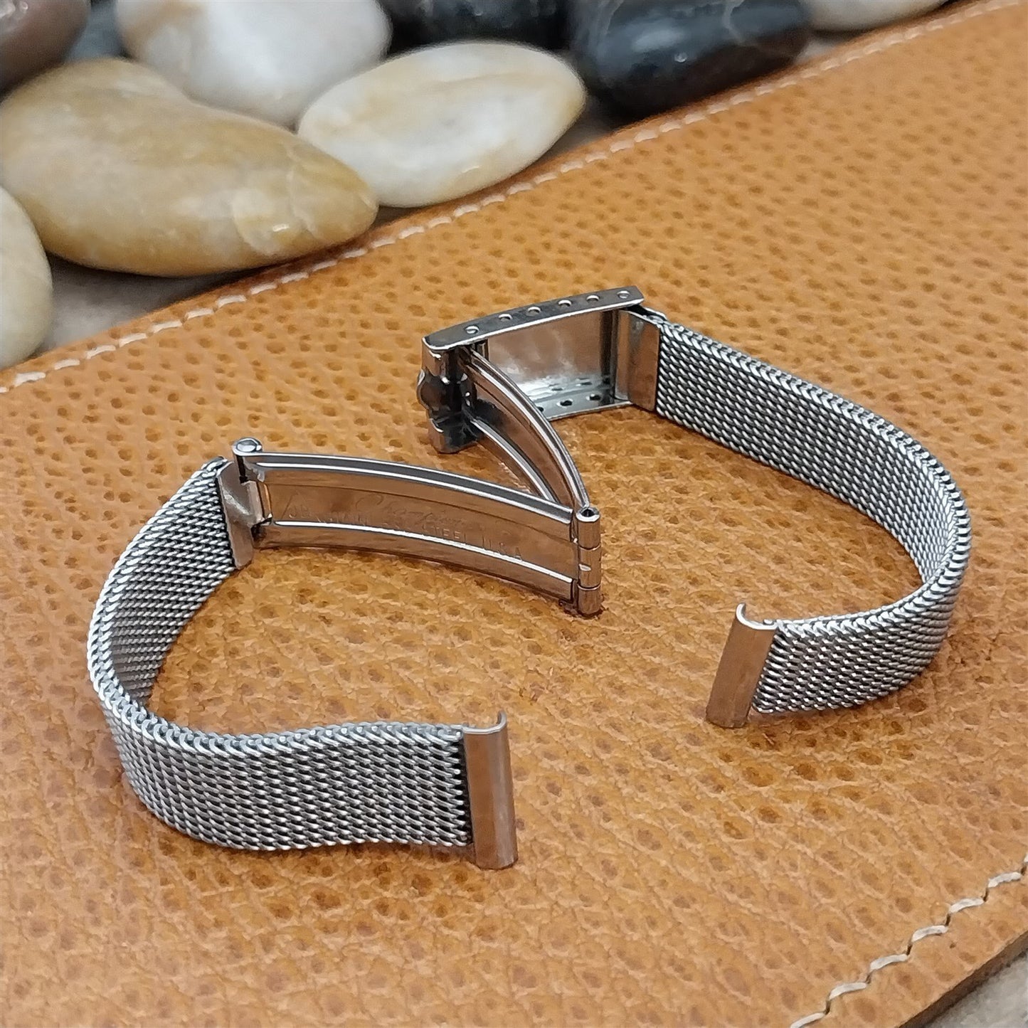 13mm JB Champion Womens Stainless Steel Mesh Unused nos 1960s Vintage Watch Band