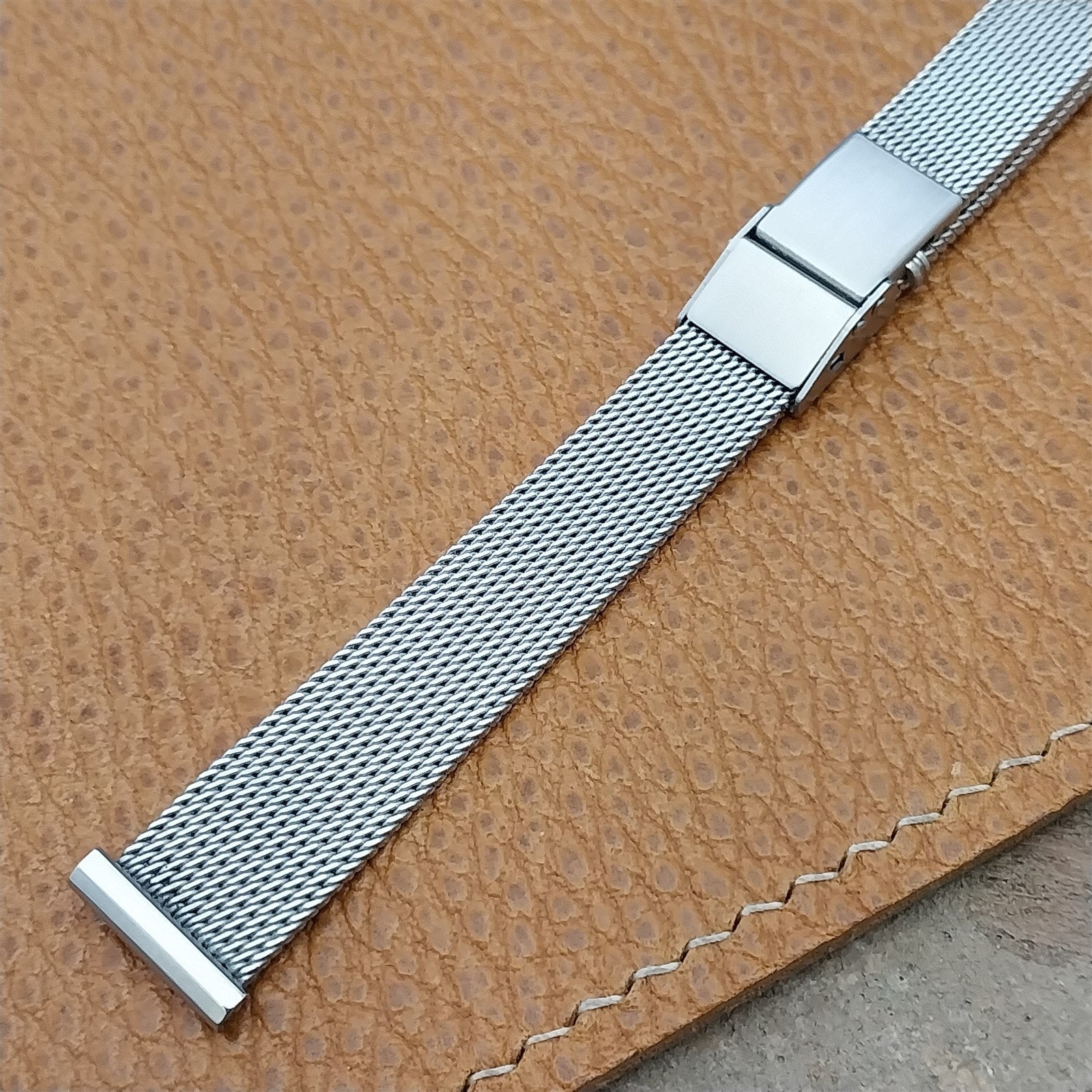 14mm JB Champion Ladies Stainless Steel Mesh Unused 1960s Vintage Watch Band