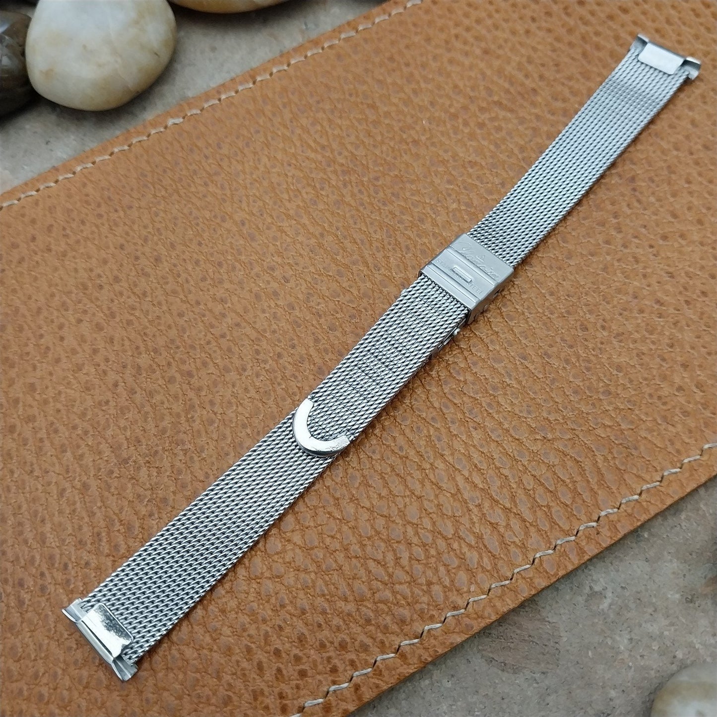 14mm JB Champion Ladies Stainless Steel Mesh Unused 1960s Vintage Watch Band