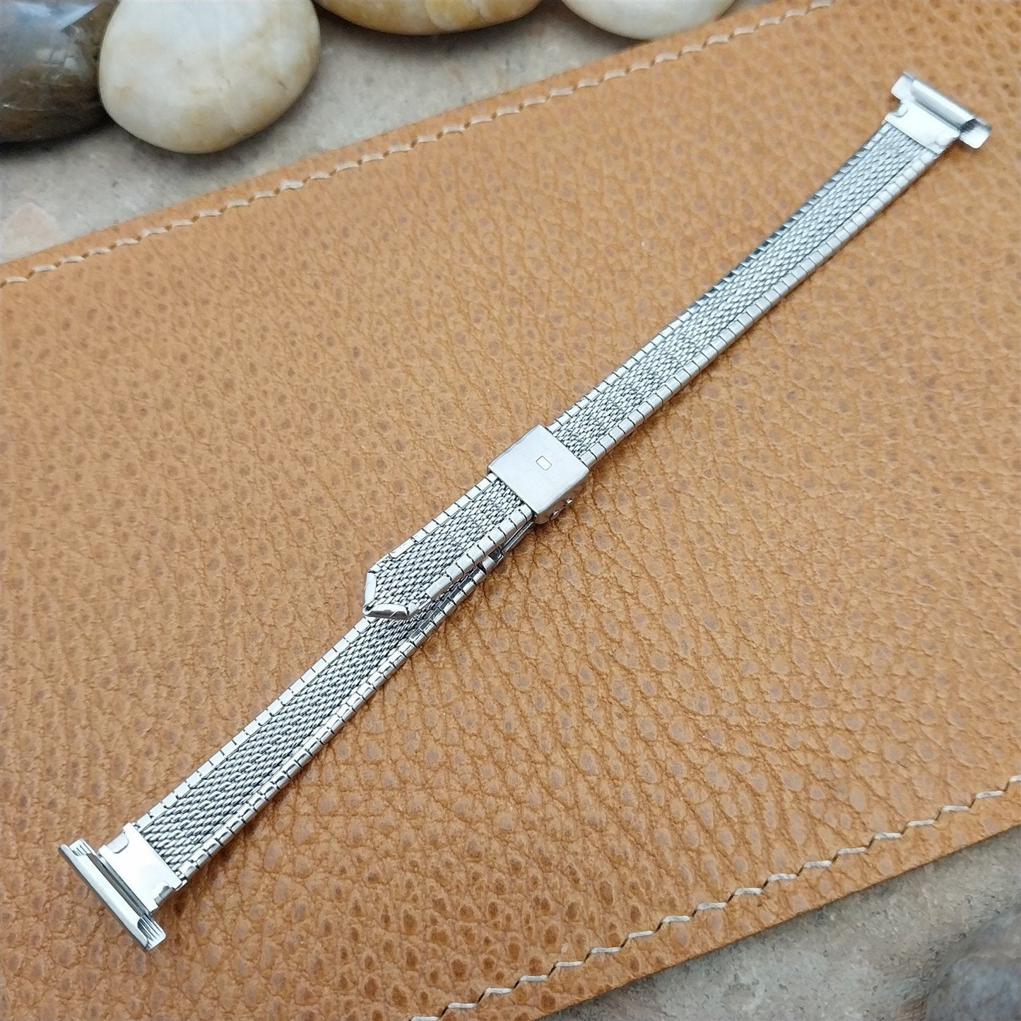14mm 9/16" JB Champion Womens Stainless Steel 1960s/1970s nos Vintage Watch Band