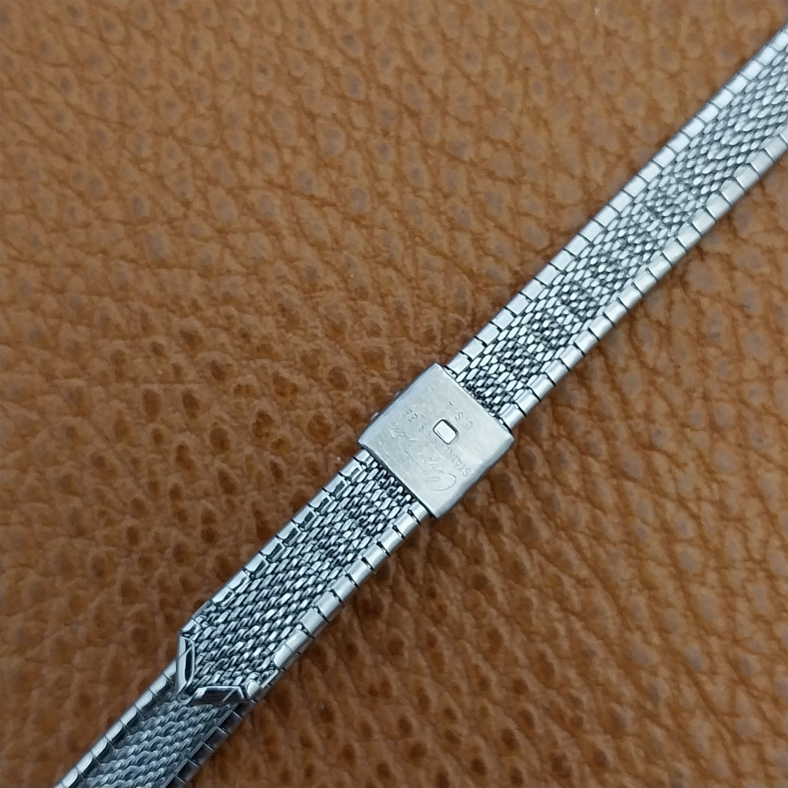 14mm 9/16" JB Champion Womens Stainless Steel 1960s/1970s nos Vintage Watch Band