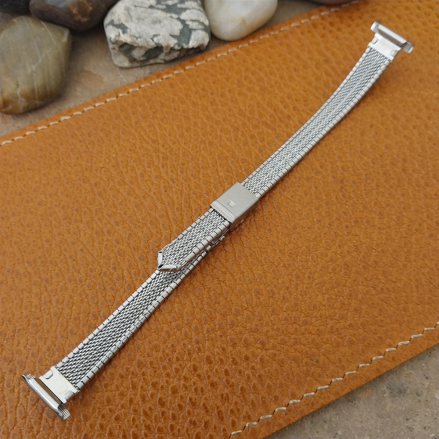 14mm 9/16" JB Champion Womens Stainless Steel 1960s-1970s nos Vintage Watch Band