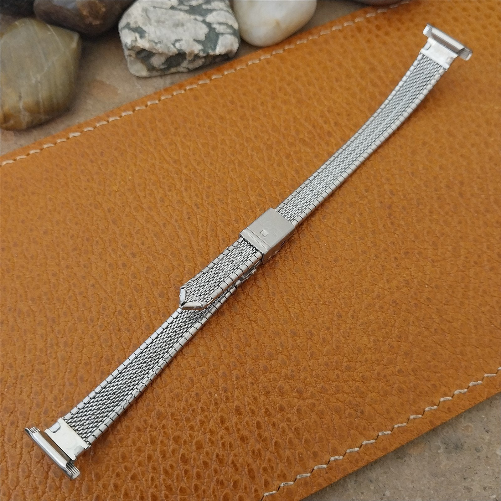 14mm 9/16" JB Champion Womens Stainless Steel 1960s-1970s nos Vintage Watch Band
