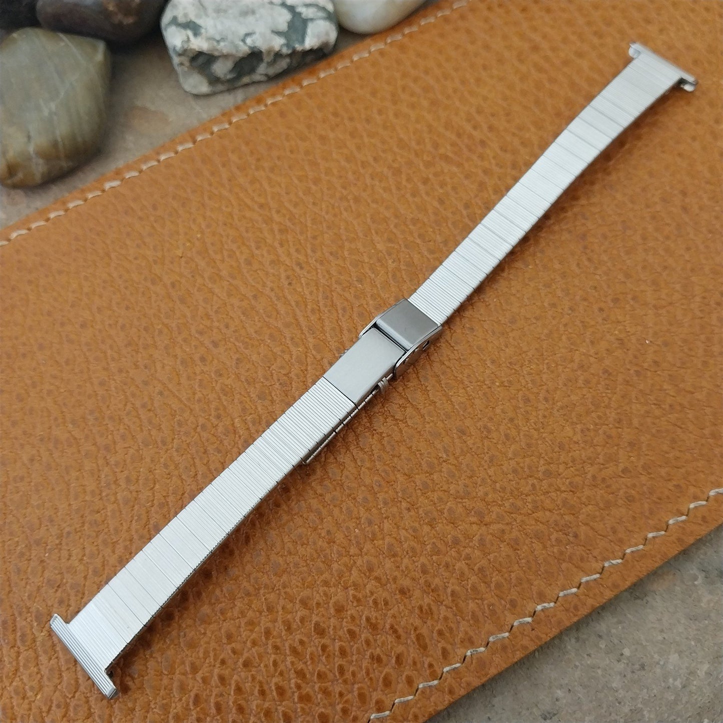14mm 9/16" JB Champion Womens Stainless Steel 1960s-1970s nos Vintage Watch Band