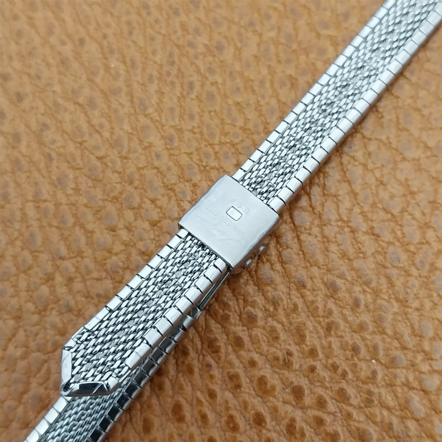 14mm 9/16" JB Champion Womens Stainless Steel 1960s/1970s nos Vintage Watch Band