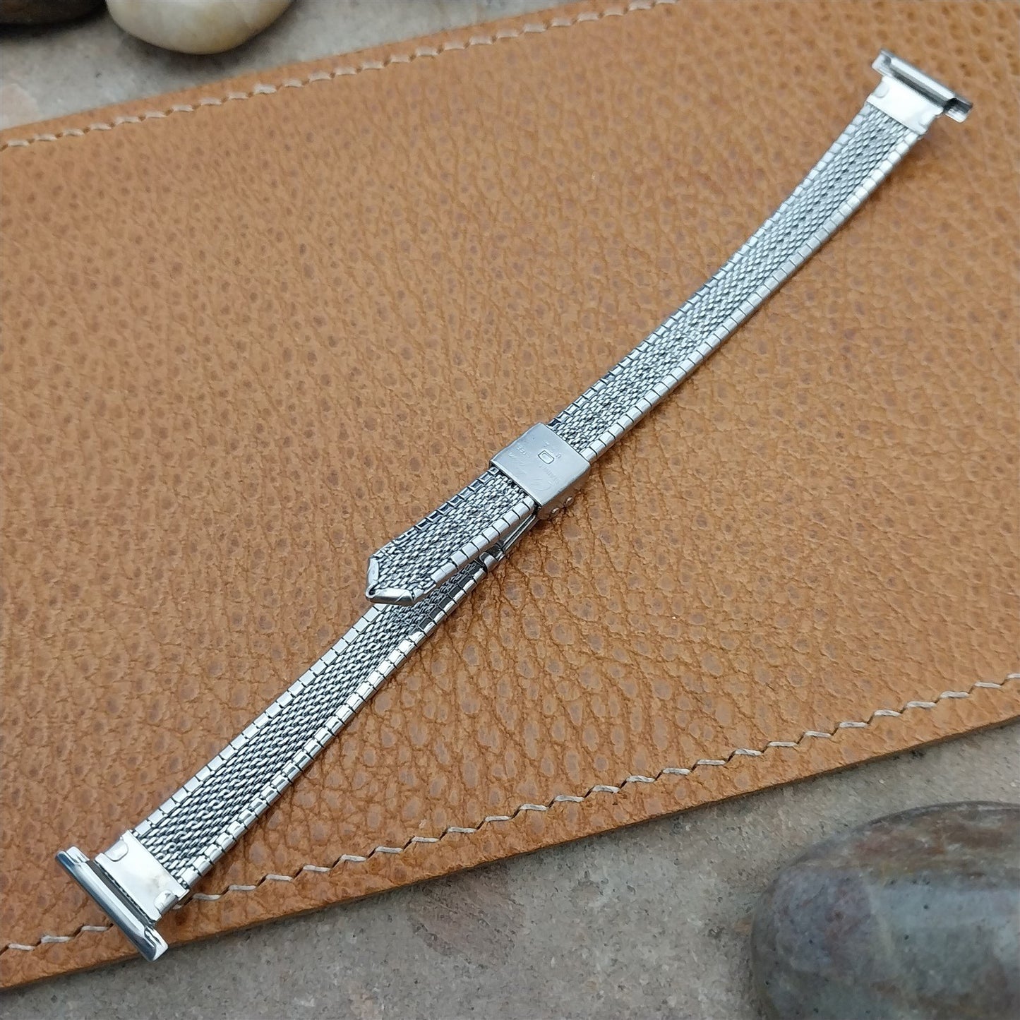 14mm 9/16" JB Champion Womens Stainless Steel 1960s/1970s nos Vintage Watch Band