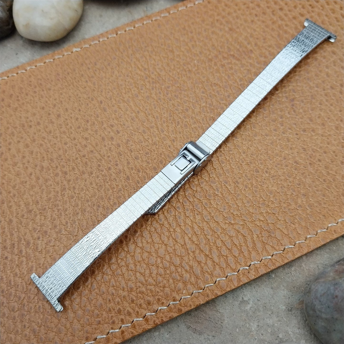 14mm 9/16" JB Champion Womens Stainless Steel 1960s/1970s nos Vintage Watch Band