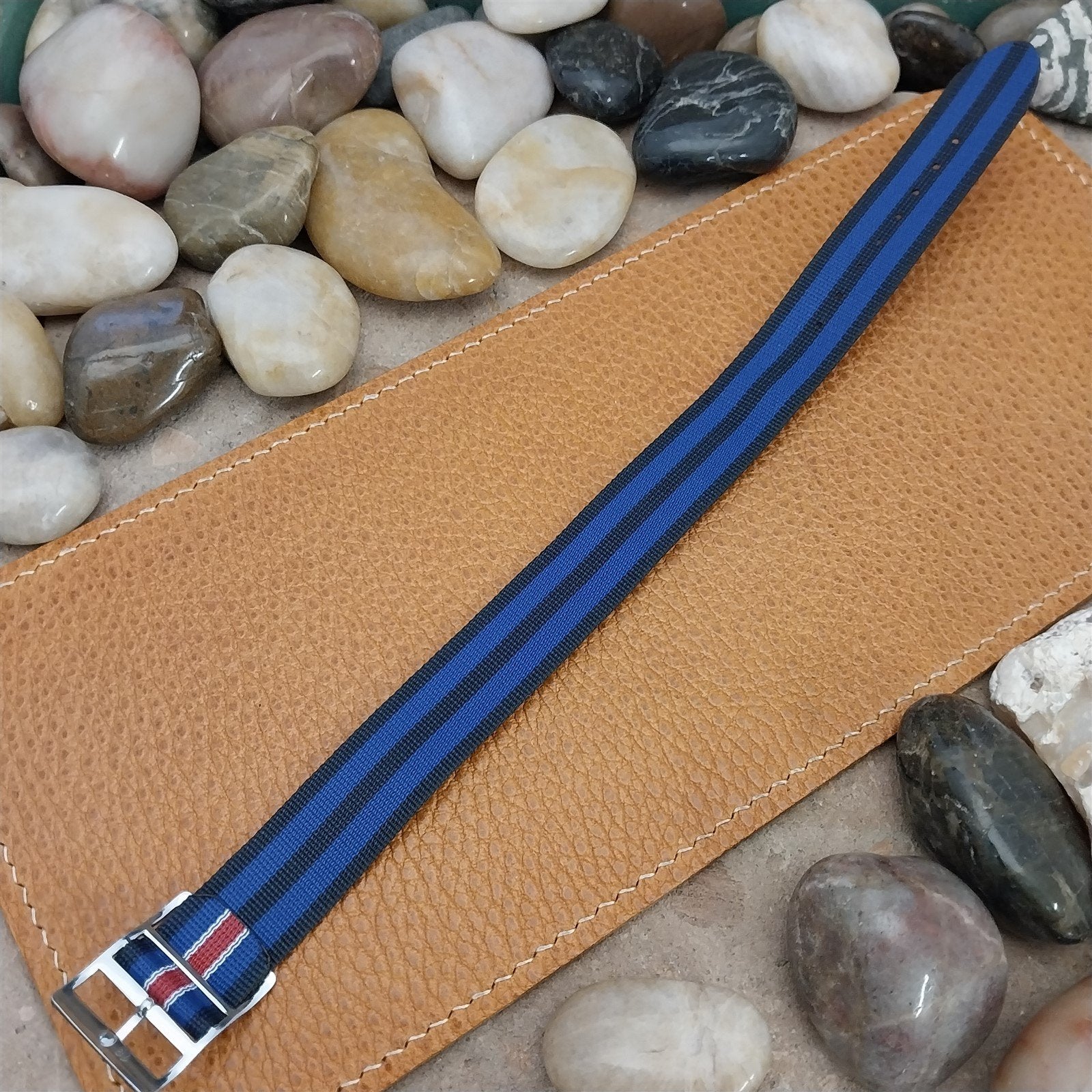 Vintage Reversible Perlon 18mm Horlon Classic Single Pass 60s Unused Watch Band