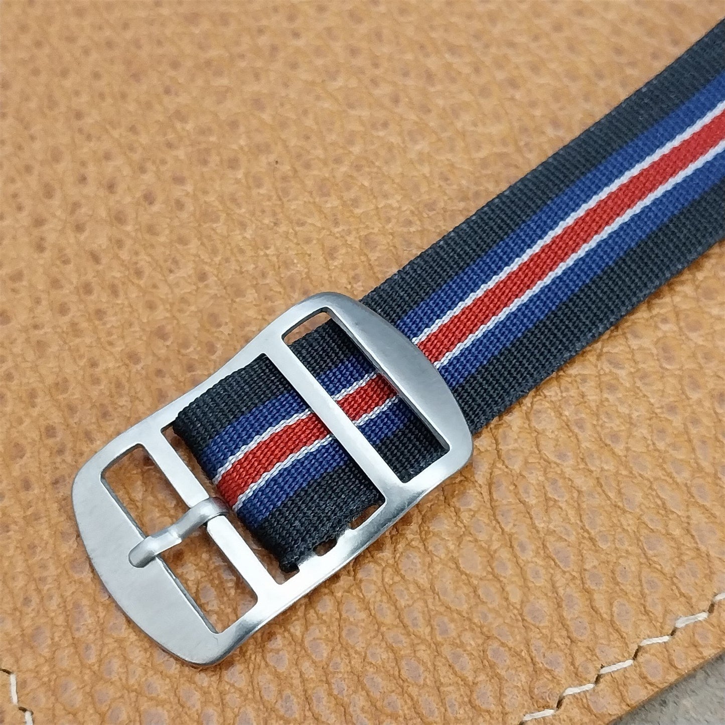 Vintage Reversible Perlon 18mm Horlon Classic Single Pass 60s Unused Watch Band