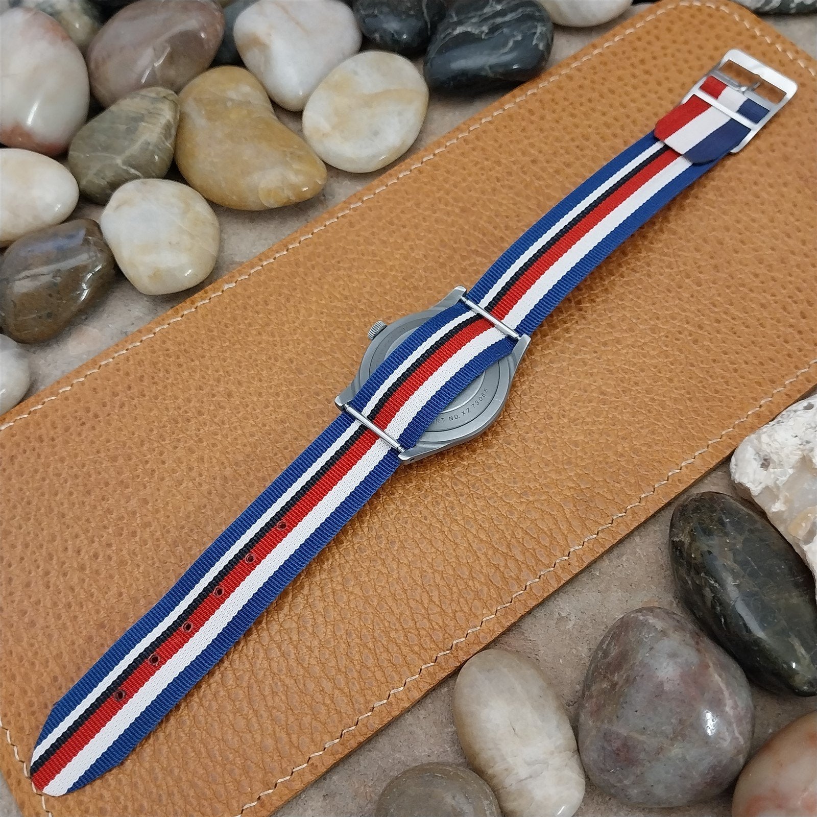 Vintage 18mm Reversible Perlon Classic Single Pass 1960s Unused NOS Watch Band