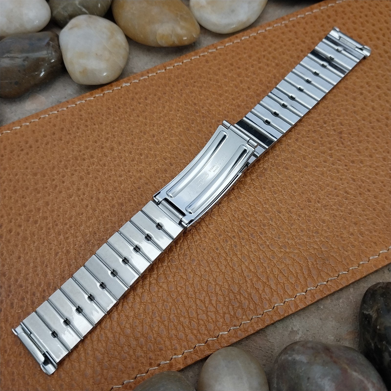 Vintage Stainless Steel 19mm 18mm Kestenmade Bambi nos 1970s Unused Watch Band