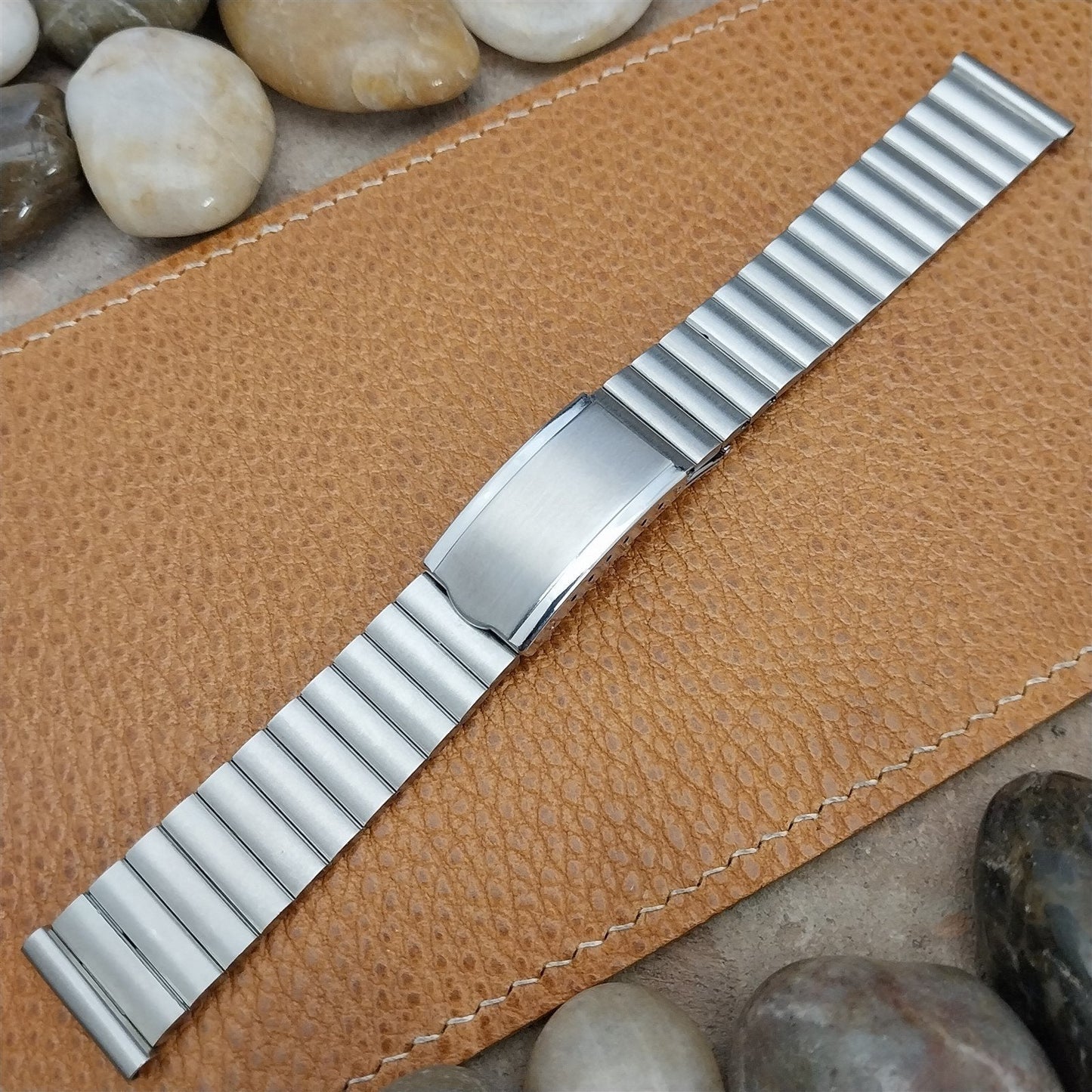 Vintage Stainless Steel 19mm 18mm Kestenmade Bambi nos 1970s Unused Watch Band