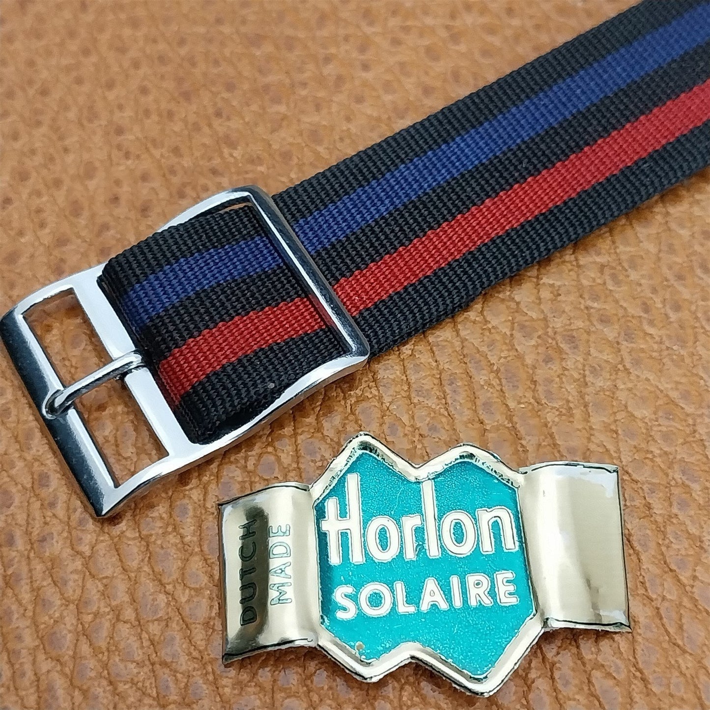 Vintage Perlon Reversible 18mm Horlon Classic Single Pass NOS 1960s Watch Band