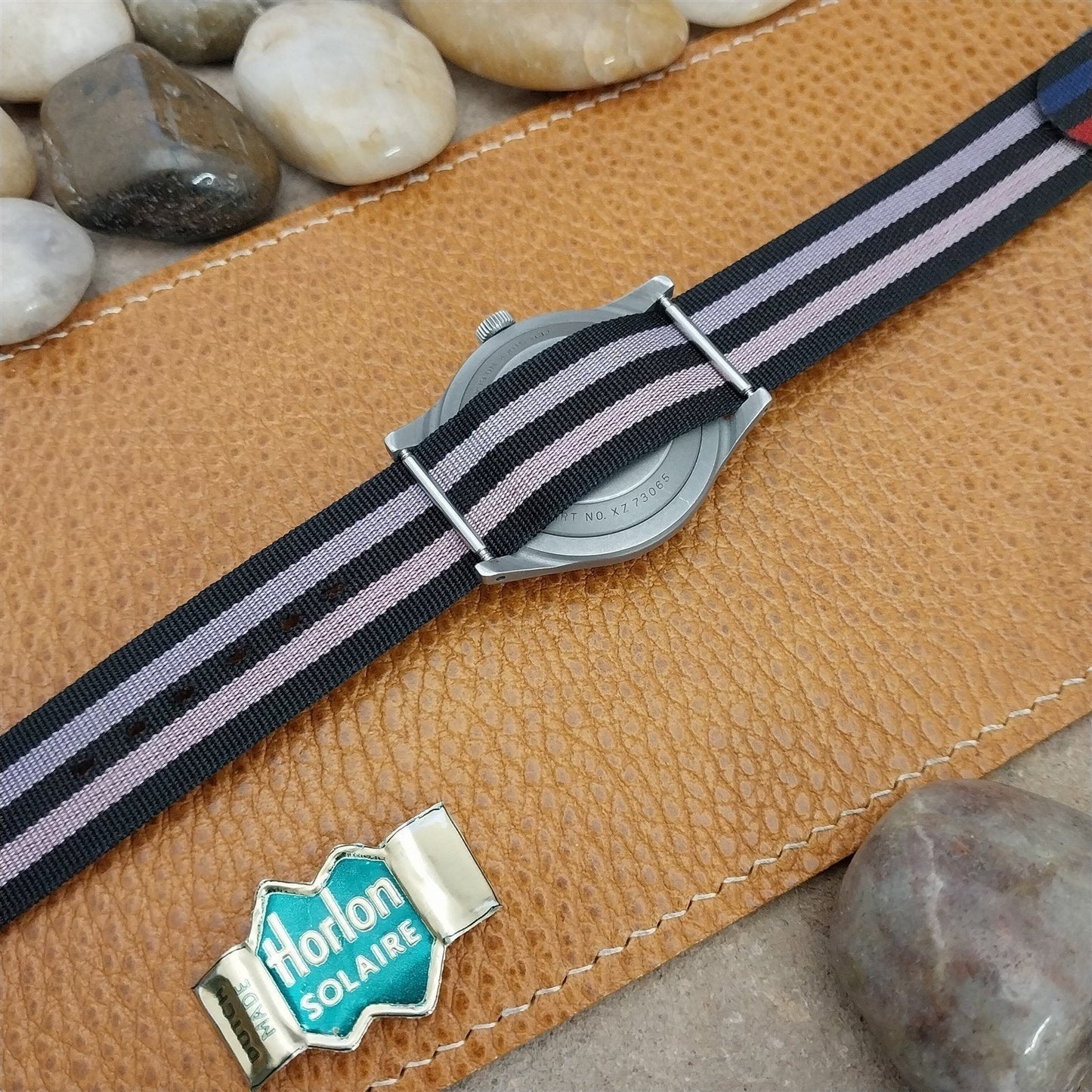 Vintage Perlon Reversible 18mm Horlon Classic Single Pass NOS 1960s Watch Band