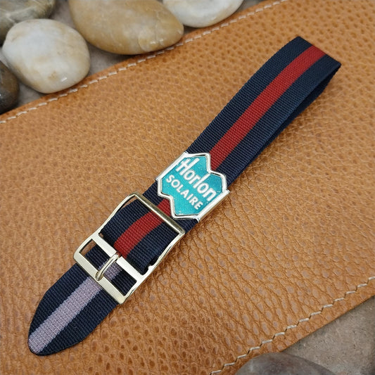 Vintage 18mm Reversible Perlon Horlon Single Pass Classic NOS 1960s Watch Band