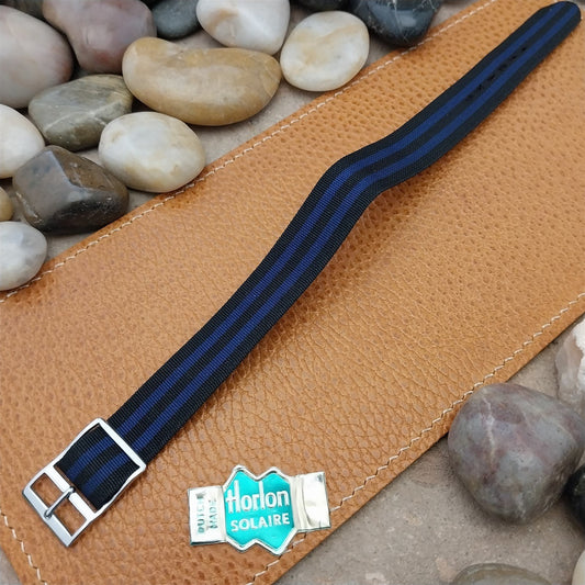 Vintage 16mm 1960s Reversible Perlon Classic Single Pass NOS Unused Watch Band