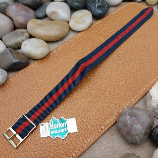 Vintage 16mm 1960s Reversible Perlon Classic Single Pass NOS Unused Watch Band