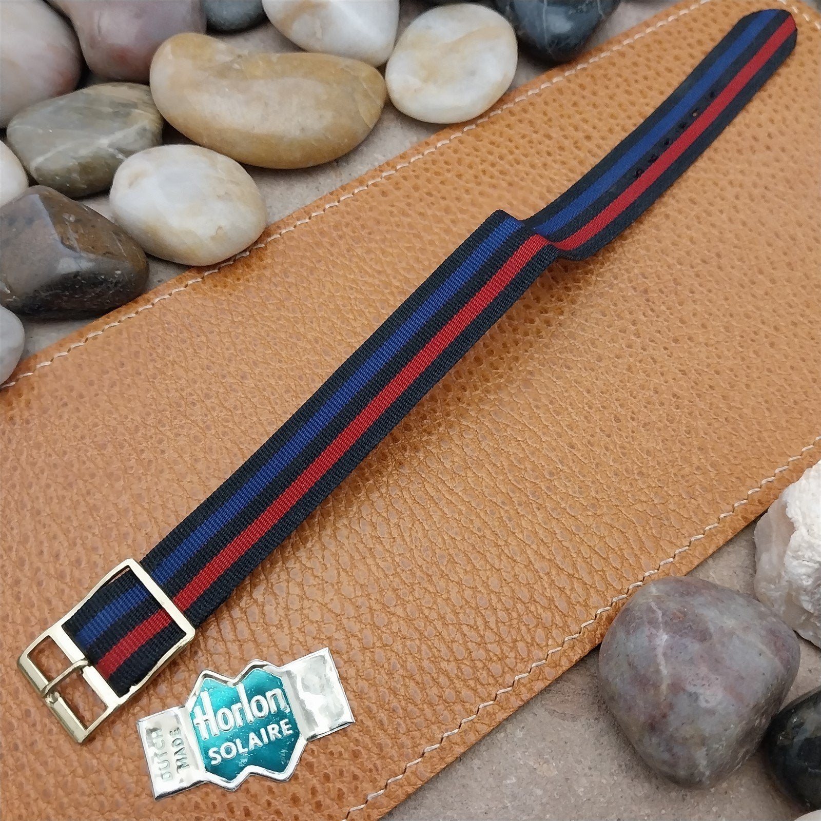 Vintage 16mm 1960s Reversible Perlon Classic Single Pass NOS Unused Watch Band