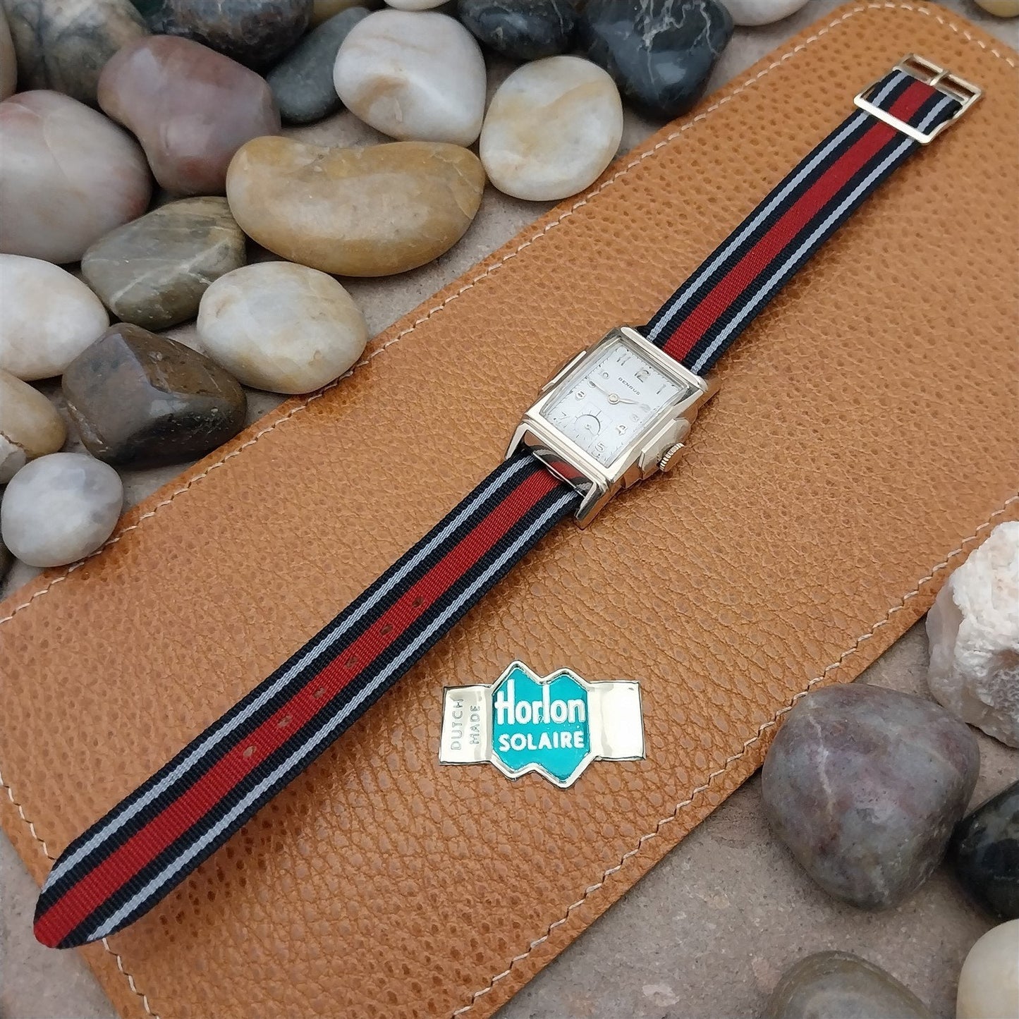 Vintage 16mm 1960s Reversible Perlon Classic Single Pass NOS Unused Watch Band