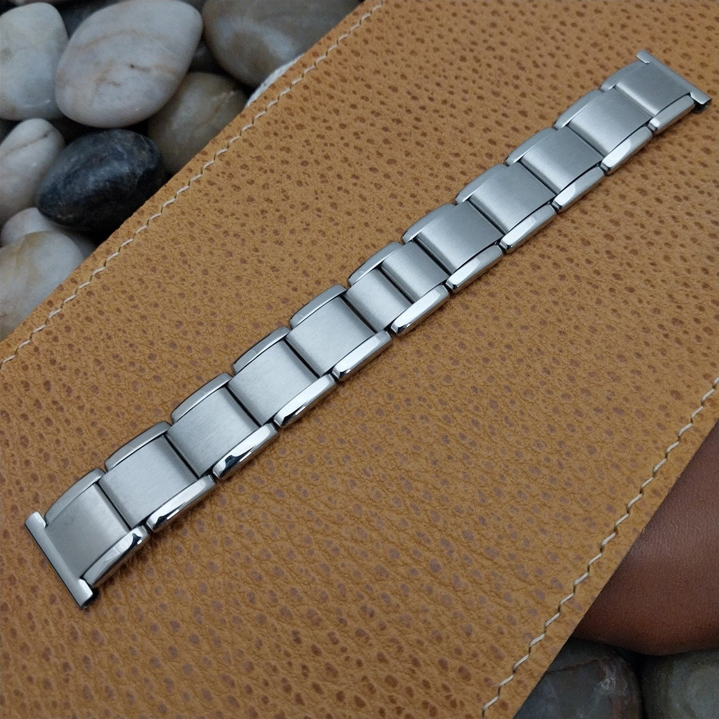 18mm Kiefer Expandro Stainless Steel Wire Lug Unused 1960s Vintage Watch Band