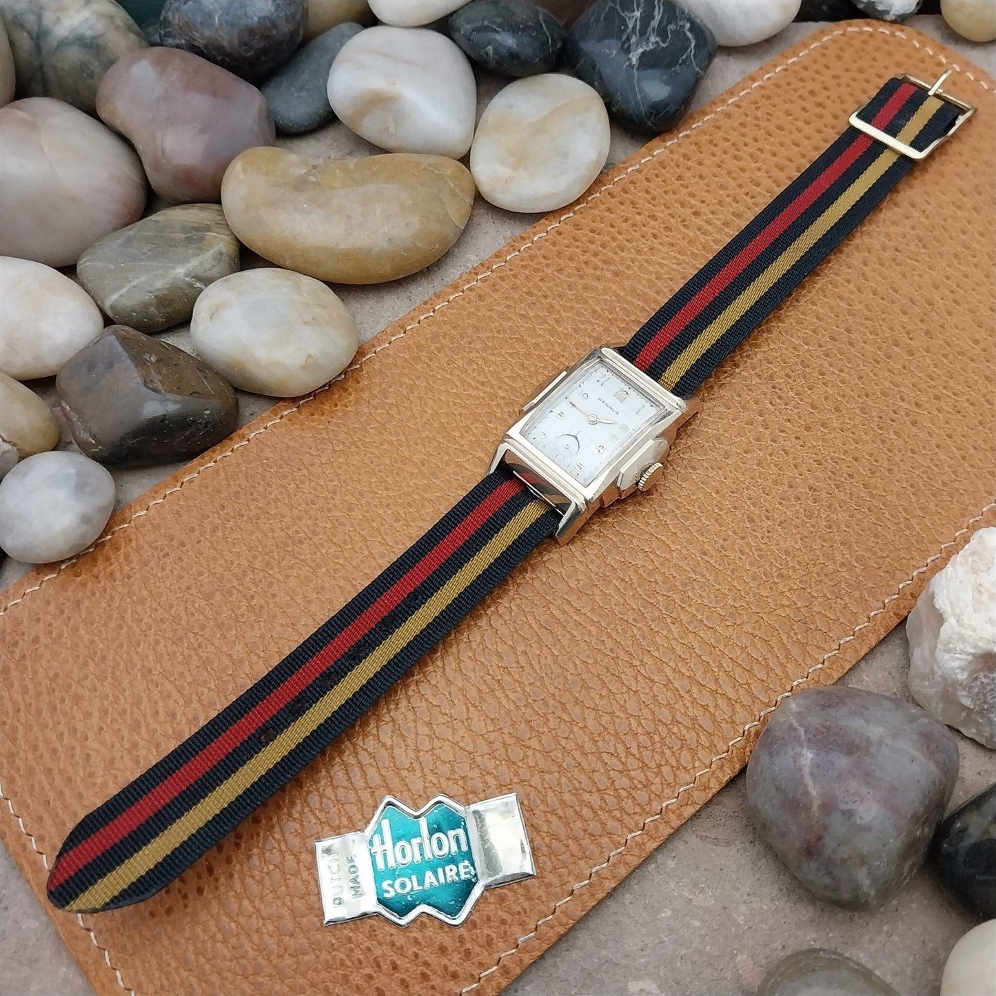 Vintage 16mm 1960s Reversible Perlon Classic Single Pass NOS Unused Watch Band