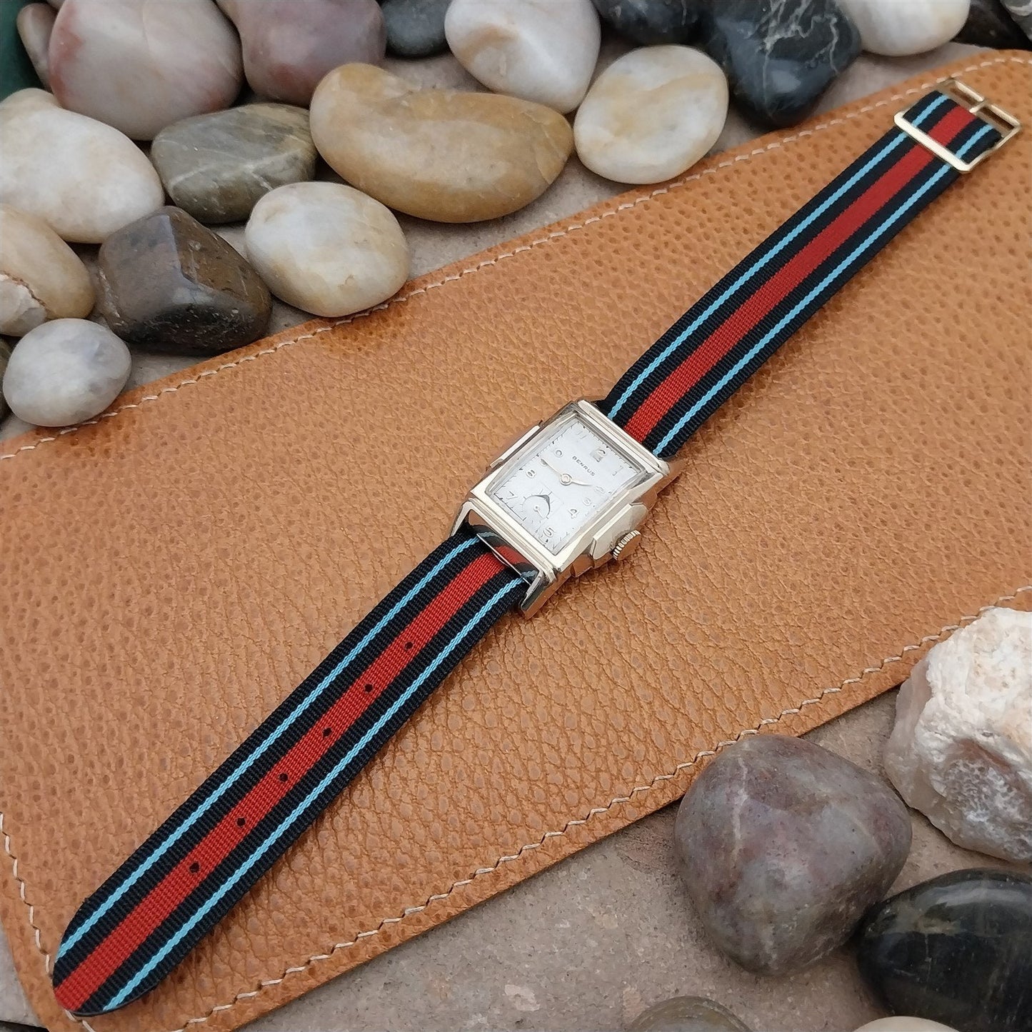 Vintage 16mm 1960s Perlon Classic Single Pass NOS Unused Field Watch Band