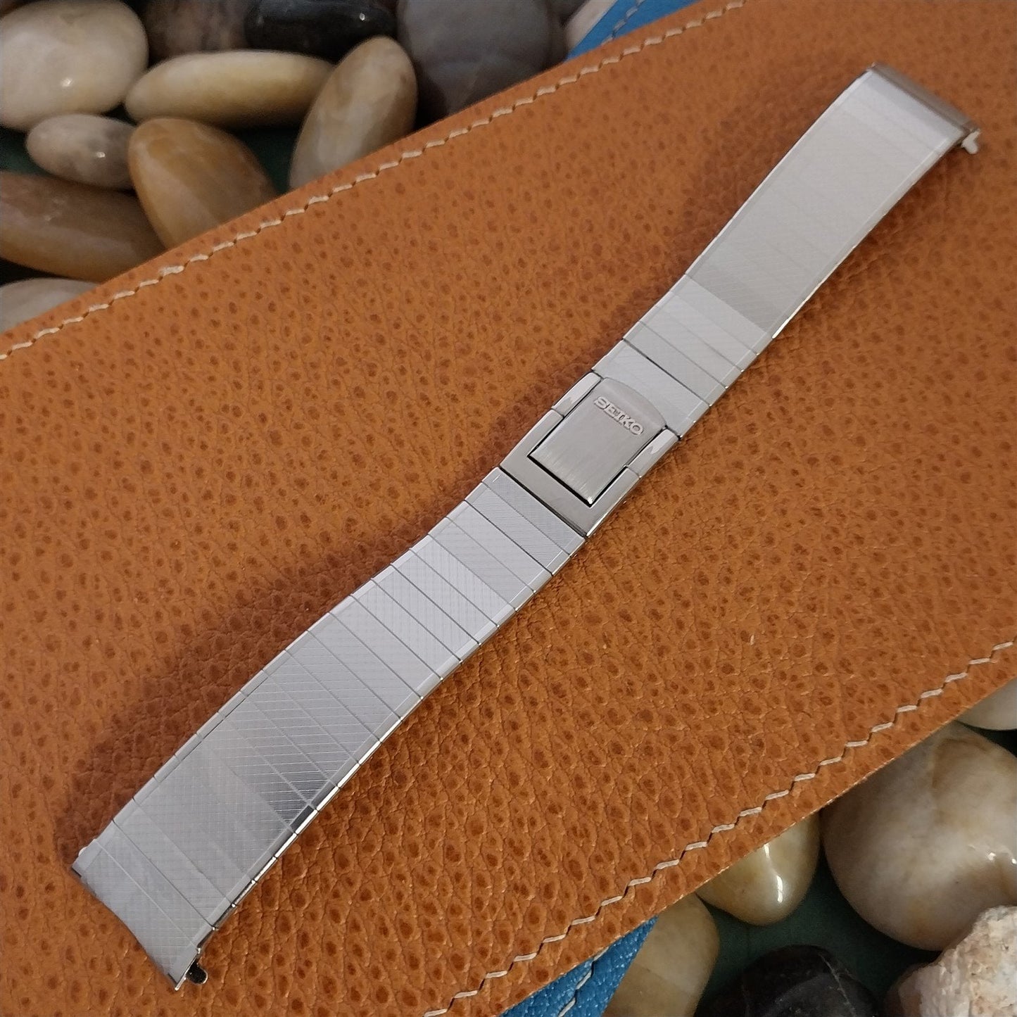 18mm Seiko Stainless Steel Stelux stl nos Vintage Watch Band