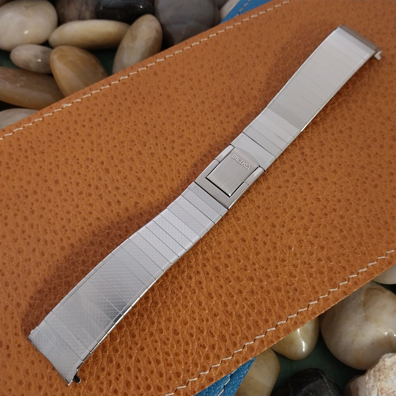 18mm Seiko Stainless Steel Stelux stl nos Vintage Watch Band