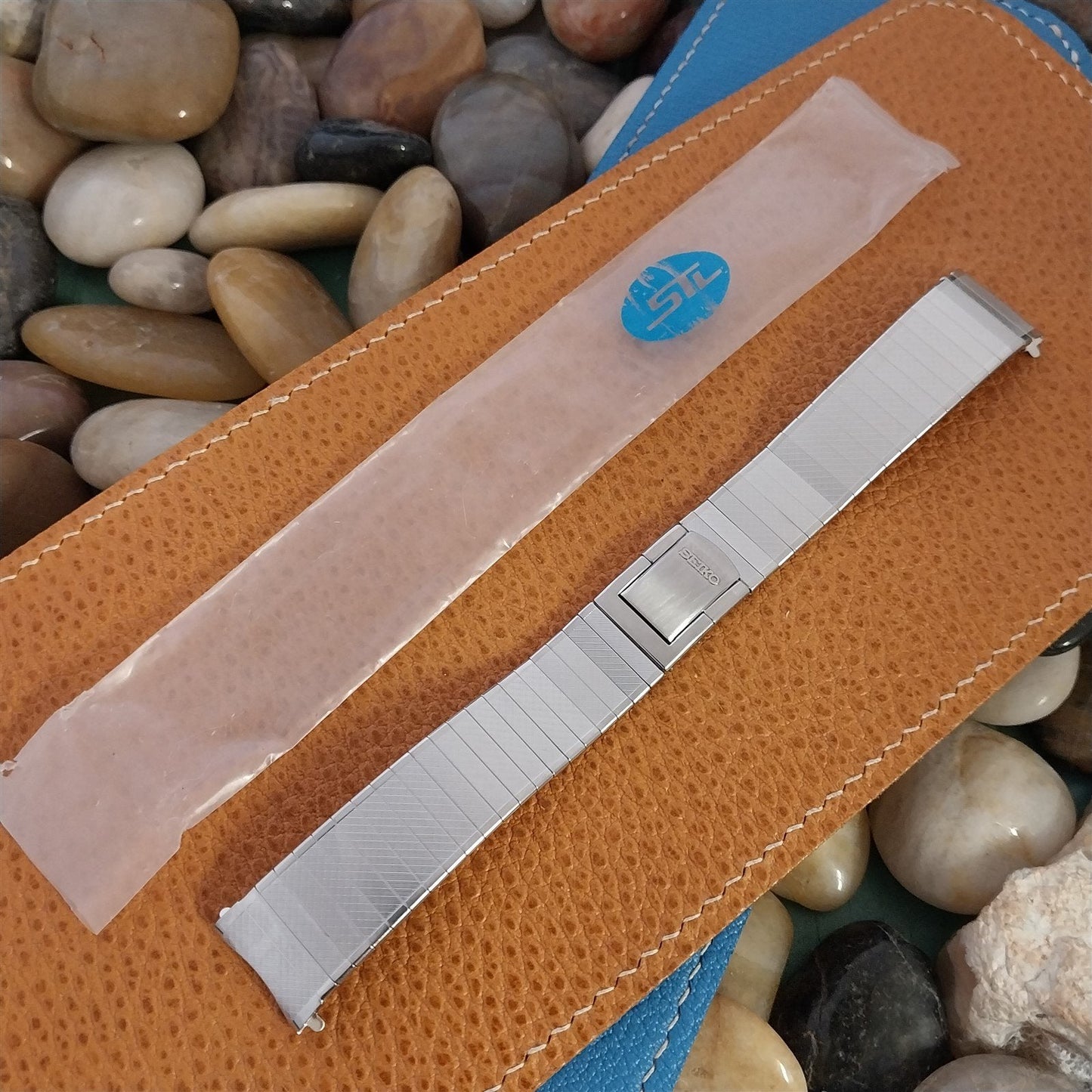 18mm Seiko Stainless Steel Stelux stl nos Vintage Watch Band