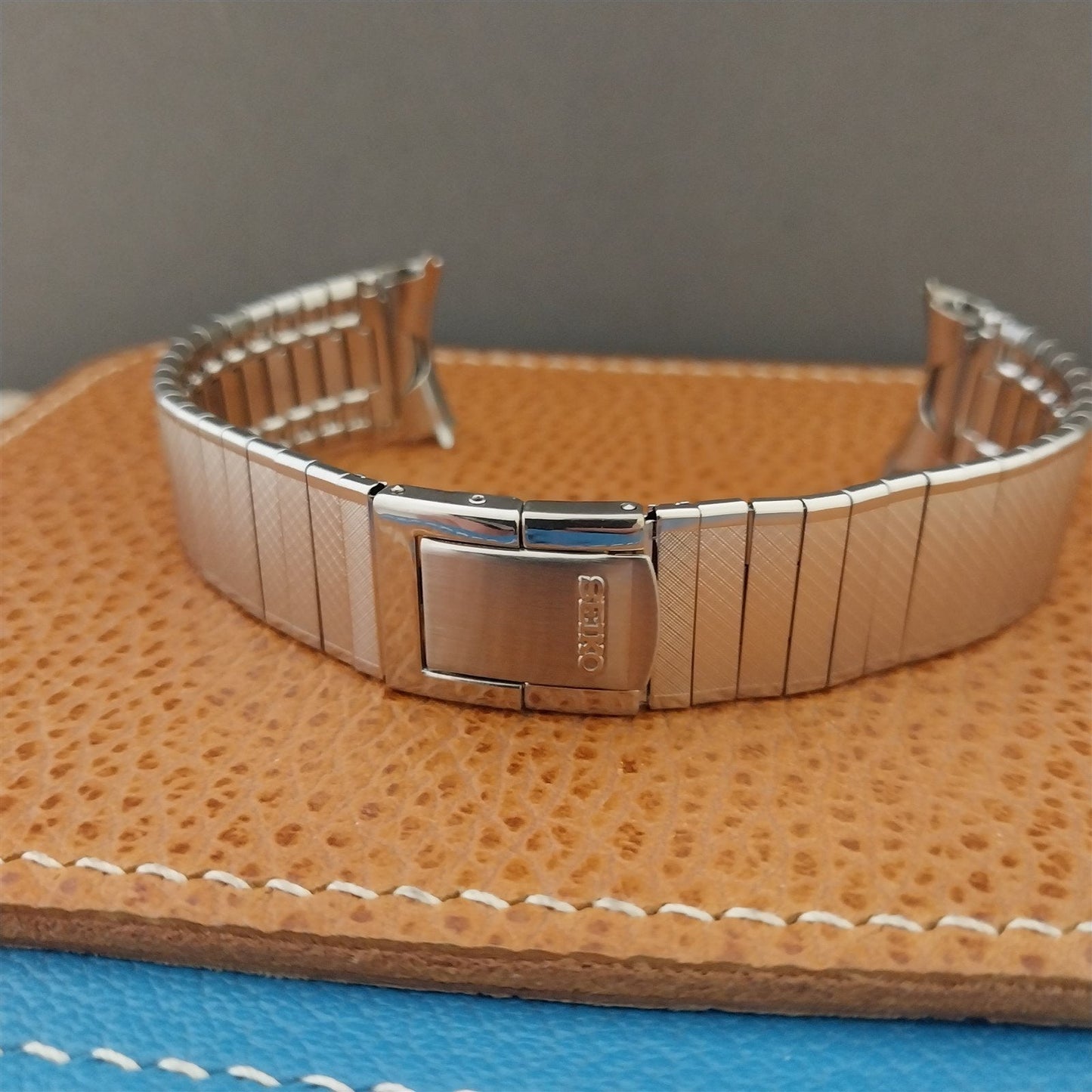 18mm Seiko Stainless Steel Stelux stl nos Vintage Watch Band