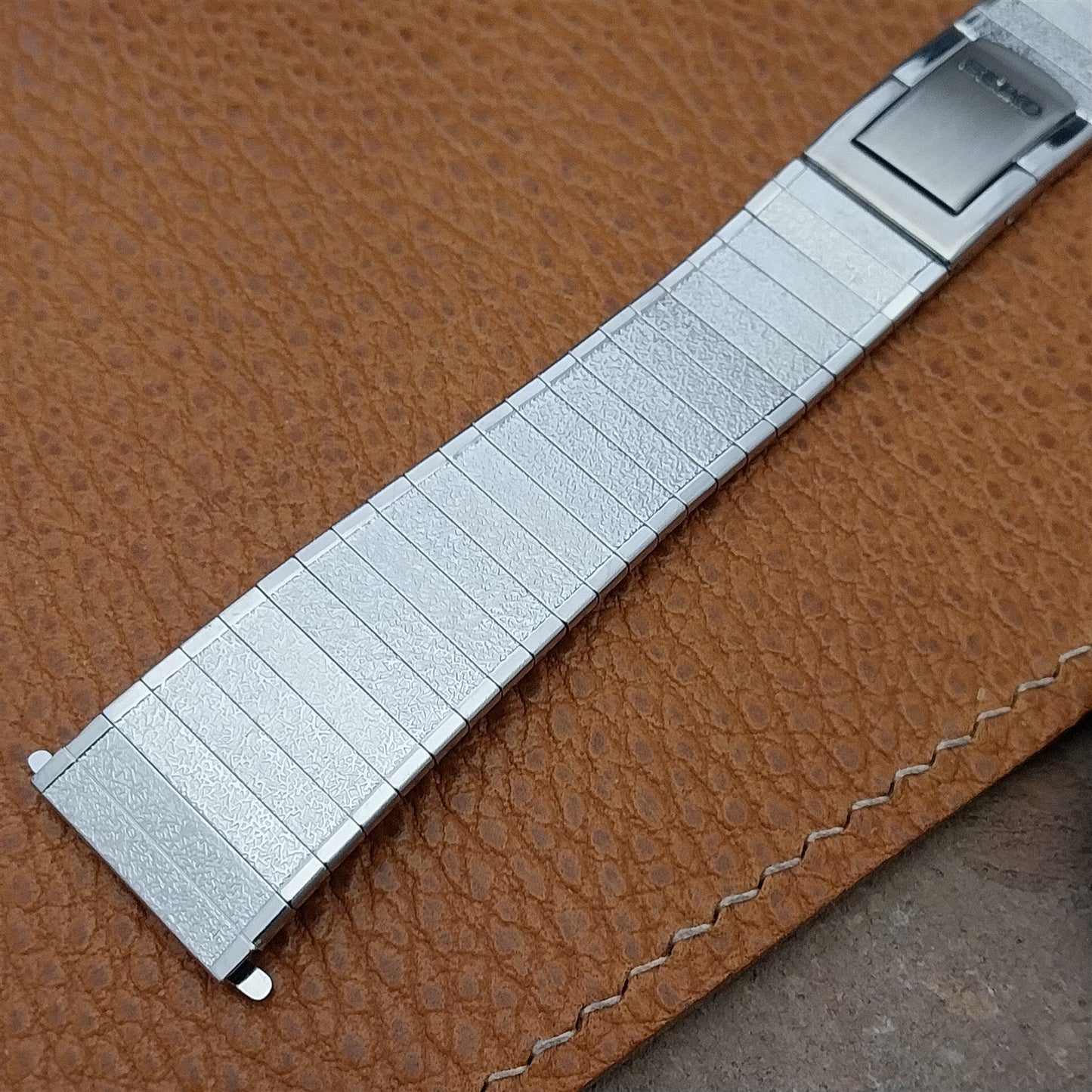 Vintage 20mm Seiko Stainless Steel Stelux STL Unused Classic 1970s Watch Band