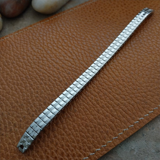 Ladies Bulova Stainless Steel Expansion nos Ring-End Vintage Watch Band