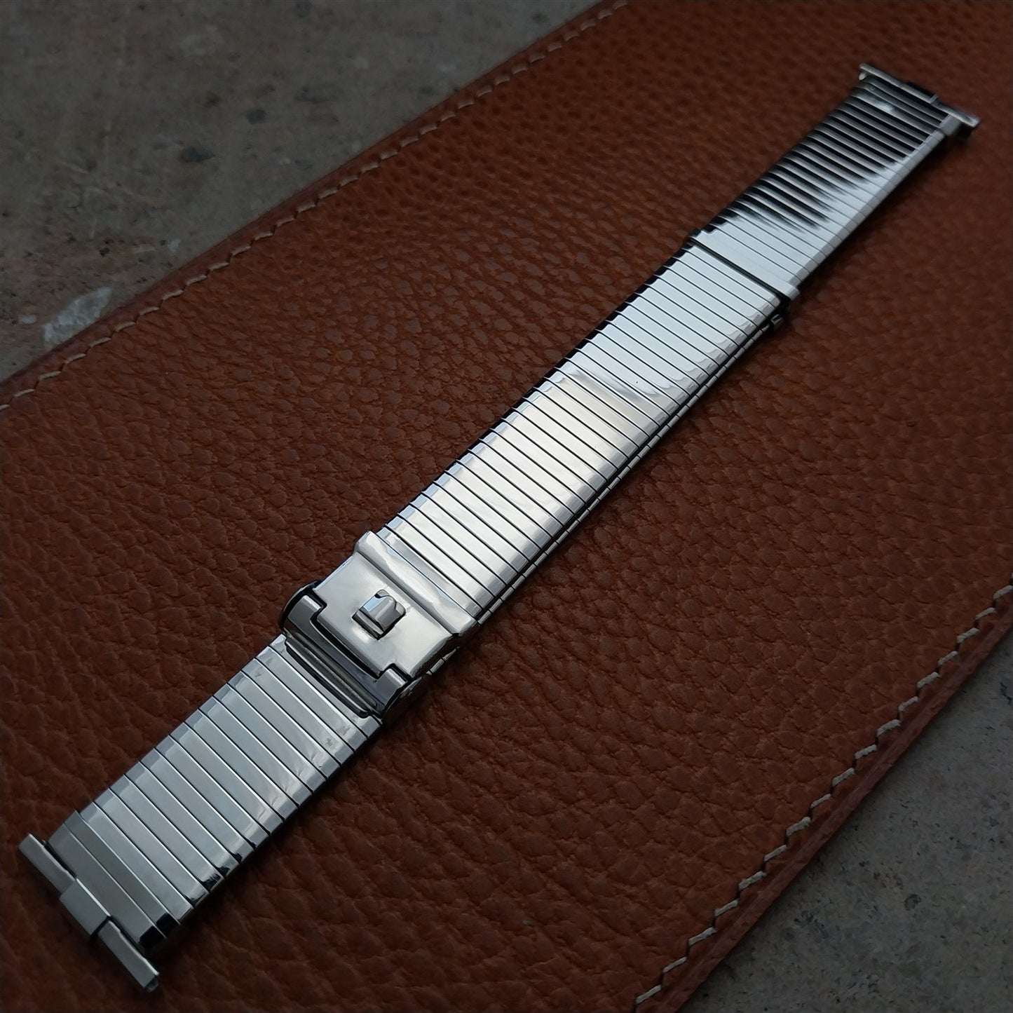 19mm 18mm JB Champion Stainless Steel Komfit 1960s Vintage Watch Band