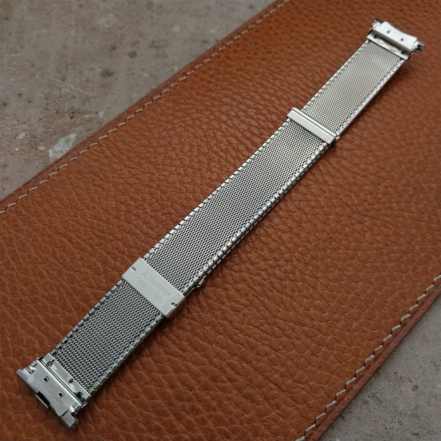 19mm 18mm JB Champion Stainless Steel Komfit 1960s Vintage Watch Band