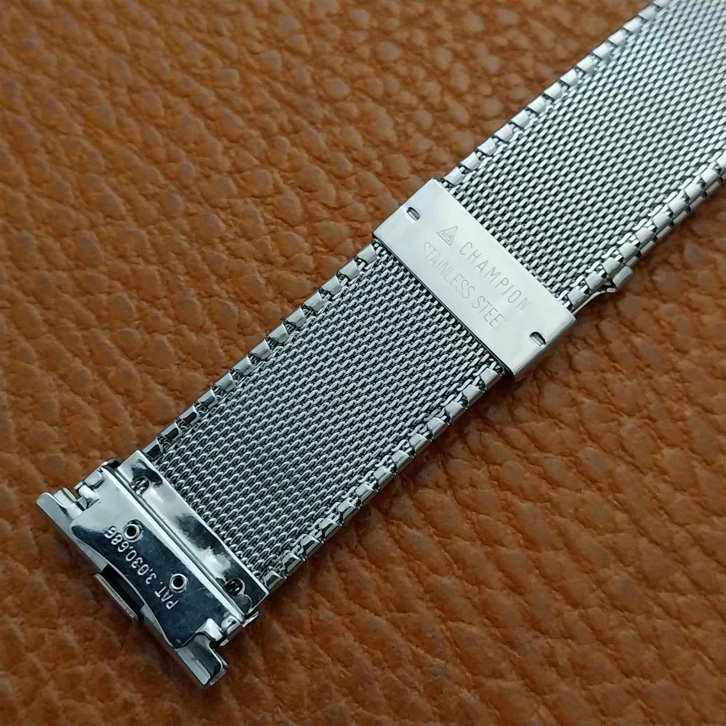 19mm 18mm JB Champion Stainless Steel Komfit 1960s Vintage Watch Band