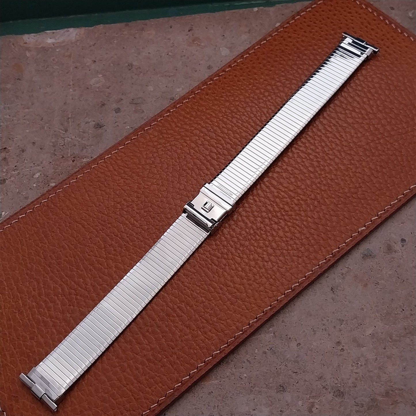 19mm 18mm JB Champion Stainless Steel Komfit 1960s Vintage Watch Band