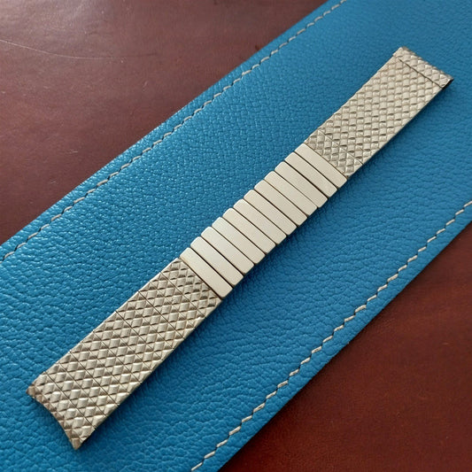 Vintage 17.2mm Curved End Gold-Filled Baldwin Short Unused nos 1960s Watch Band