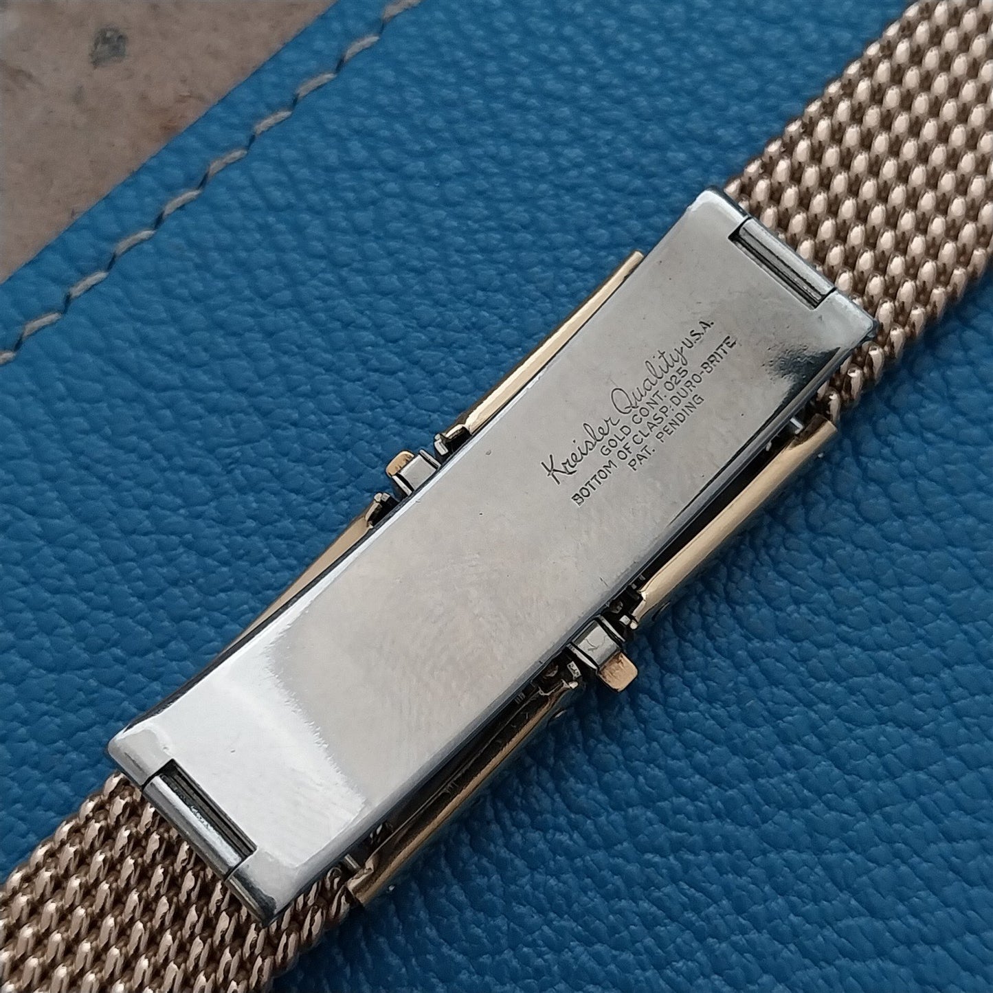Gold-Filled Mesh Kreisler 19mm 18mm 16mm 1940s Vintage Watch Band