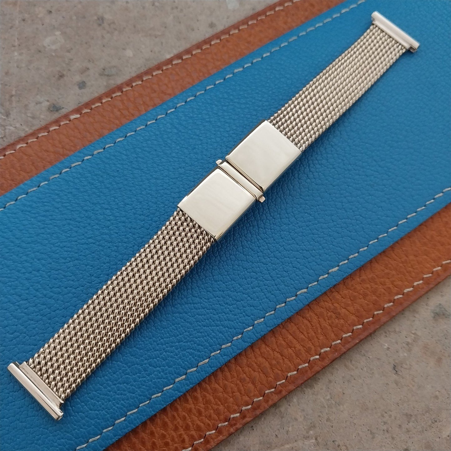 Gold-Filled Mesh Kreisler 19mm 18mm 16mm 1940s Vintage Watch Band