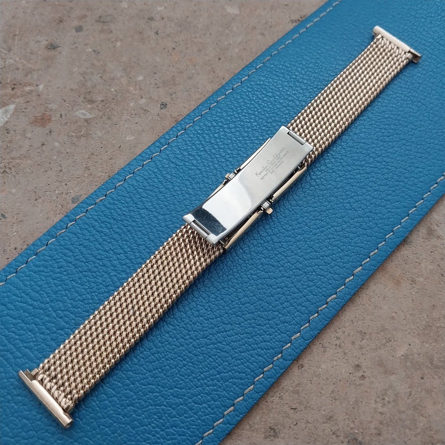Gold-Filled Mesh Kreisler 19mm 18mm 16mm 1940s Vintage Watch Band