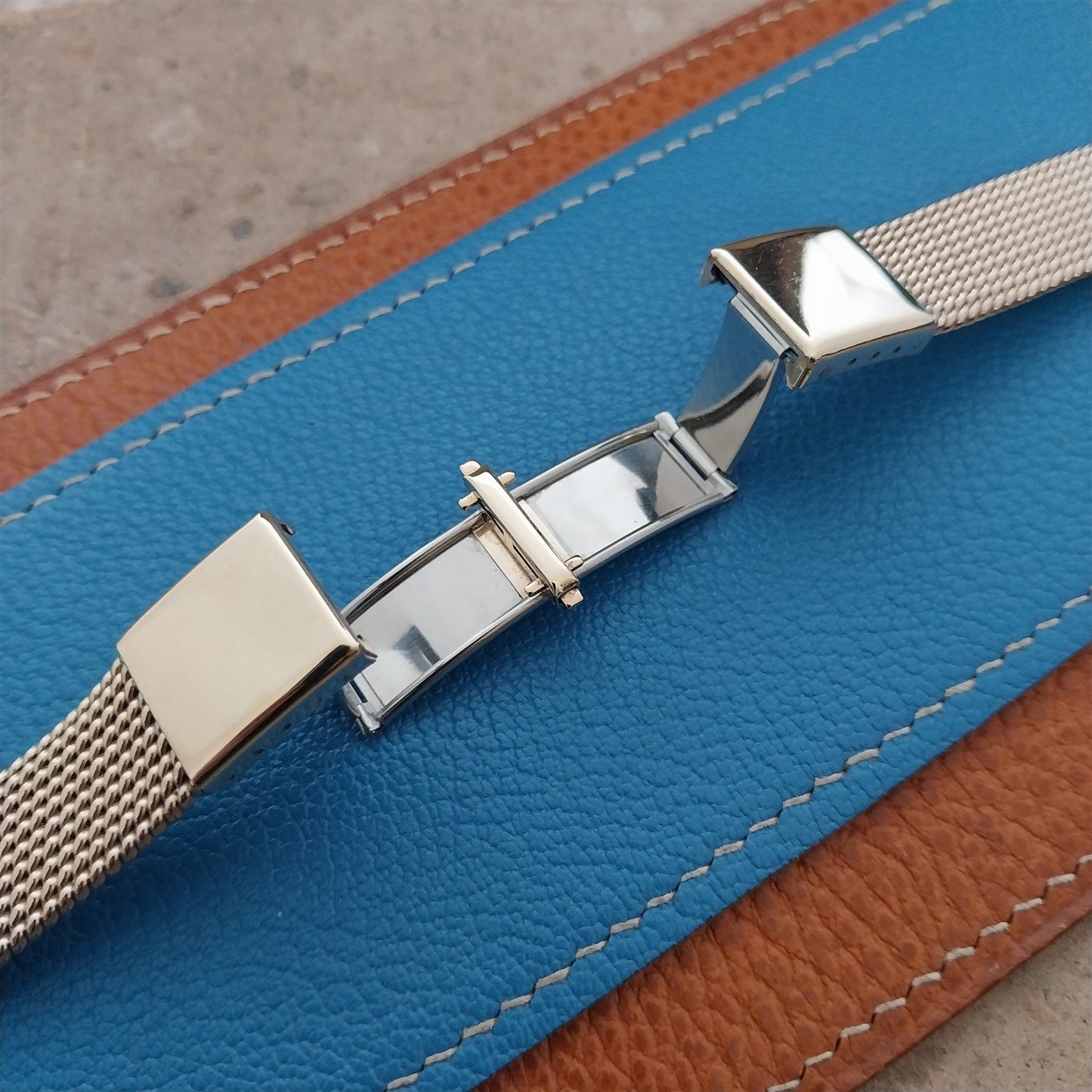 Gold-Filled Mesh Kreisler 19mm 18mm 16mm 1940s Vintage Watch Band