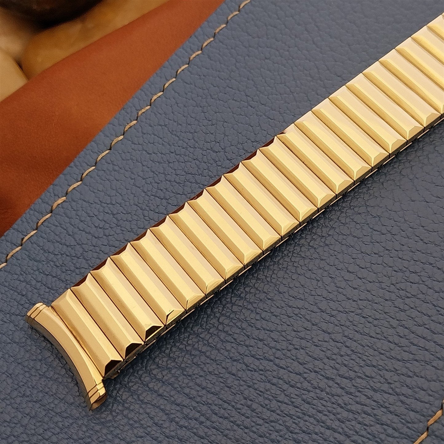 19mm 18mm 16mm Gold-Fill Speidel Fullback Expansion Unused Vintage Watch Band